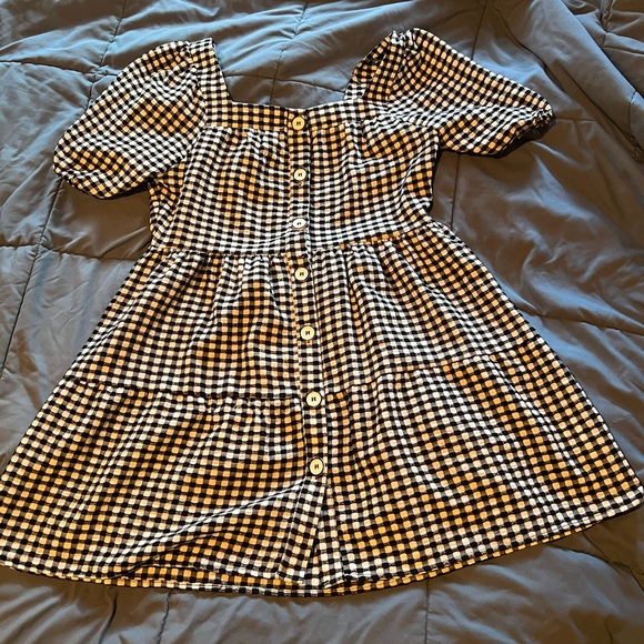 Black and White Gingham Dress - Picture 1 of 3